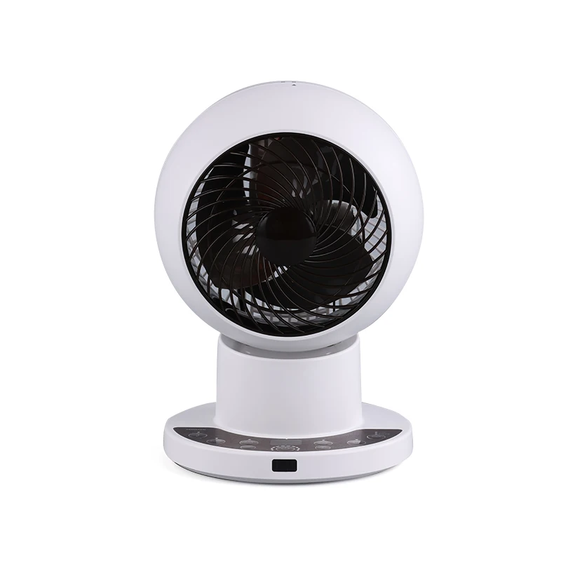 2023 new style white low noise 10 speeds 19w table remote air circulation fan