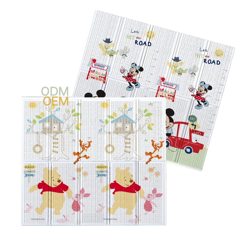 Baby Folding Play mat playmat Crawl mat Reversible Waterproof Portable Double Sides Kids Baby Toddler child mat