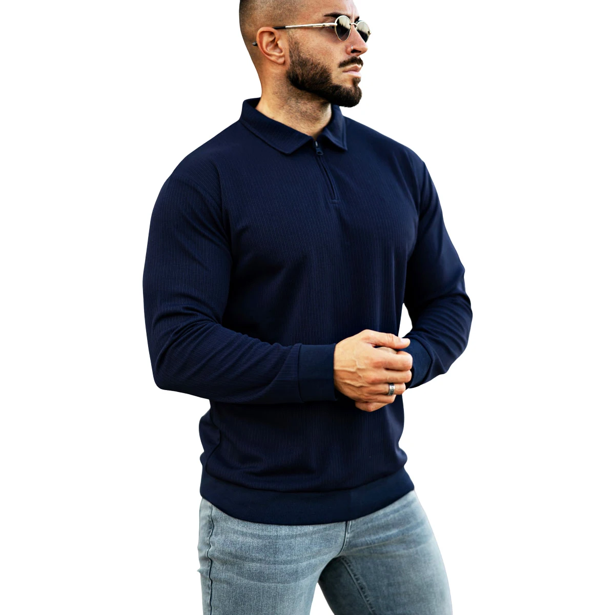 Gingtto Custom Logo New Long Wholesale Sleeve Winter Sweaters Knitted Sweater