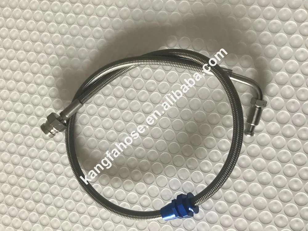 Цветной тормозной шланг из нержавеющей стали SAE J1401 1/8 дюйма, ПТФЭ