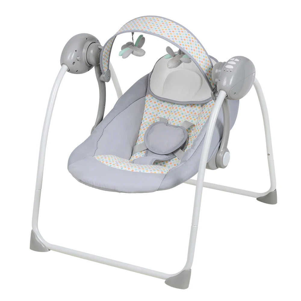 New-born Deluxe Foldable Baby Bouncer cradle Swing Chair with Soothing Music and Toys, suitable from birth (TY008-1)