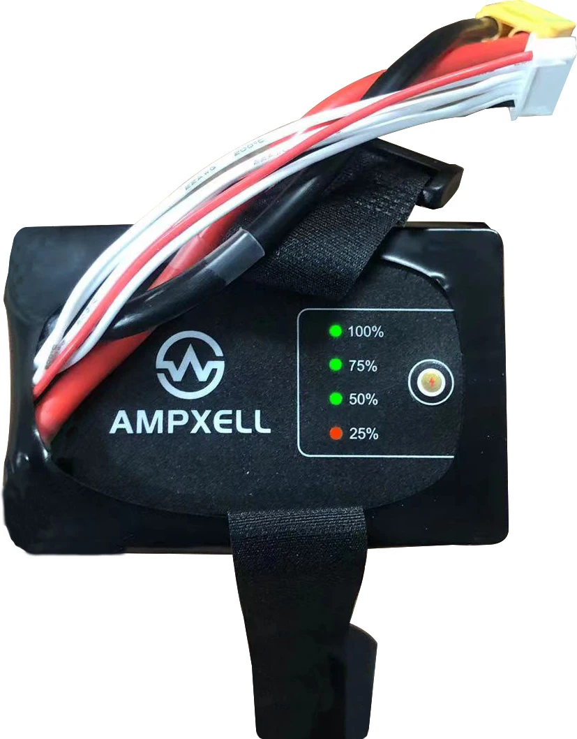 NEW ARRIVAL  AMPXELL High energy density Li-po battery 30000mAh 22.2V 6S 5C  for Professional Drones UAV