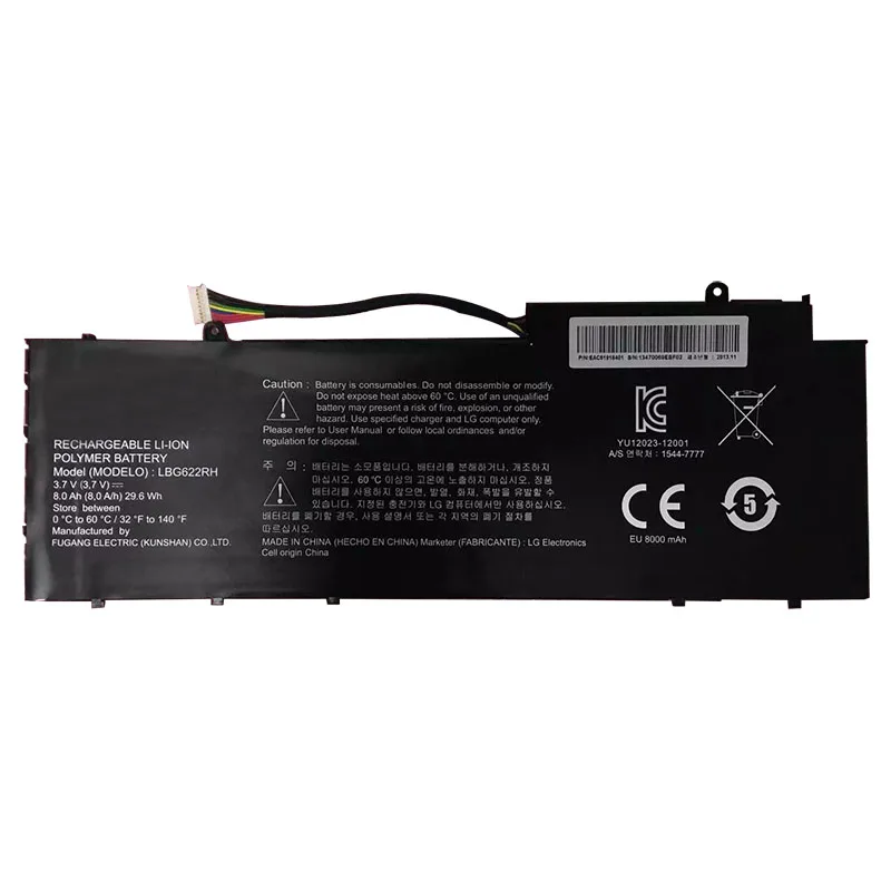 Original Laptop battery LBG622RH 2 cell li-ion battery for LG XNOTE LBG622RH Series universal LBG622RH notebook battery HOT