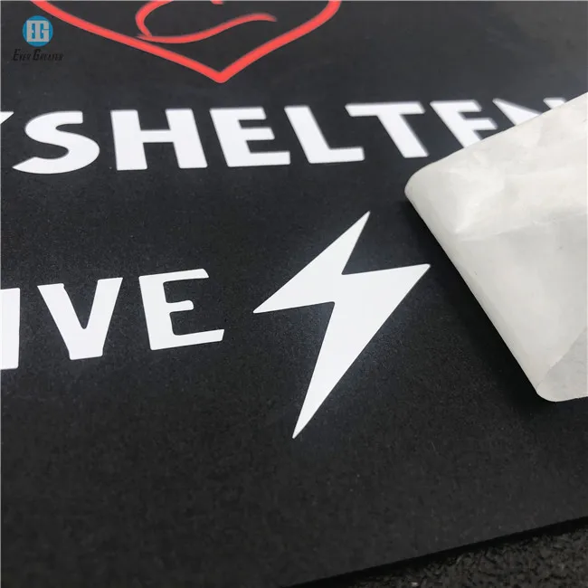 Anime Car Custom Die Cut Out LOGO Letter Top UV Weather Resist Window Transfer Vinyl Car Decals