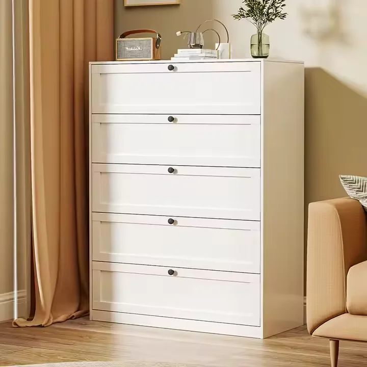 Steel Storage Cabinet for Home Organization with Embossed Panel Design Embossed Steel Wardrobe Cabinet with Adjustable Shelves