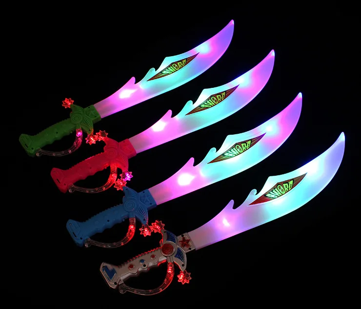 New design LED Sword Knife Flash Colorful Gravity Induction For Children Toys Gift