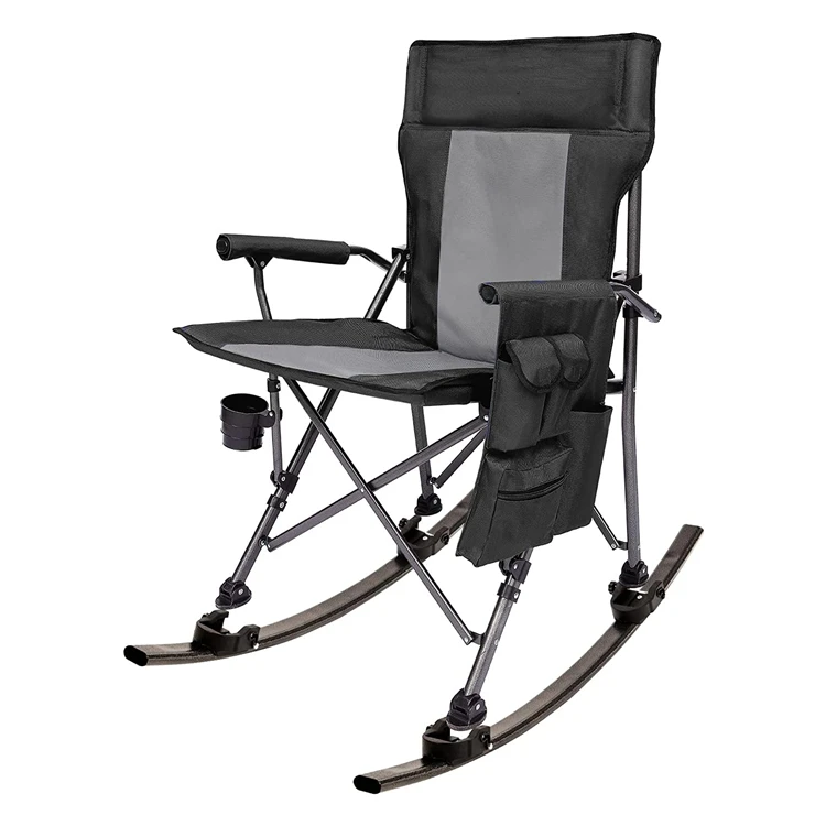 High Quality Oversized Outdoor Have Cup Holder And Storage Bag For Leisure Camping Picnic Chair