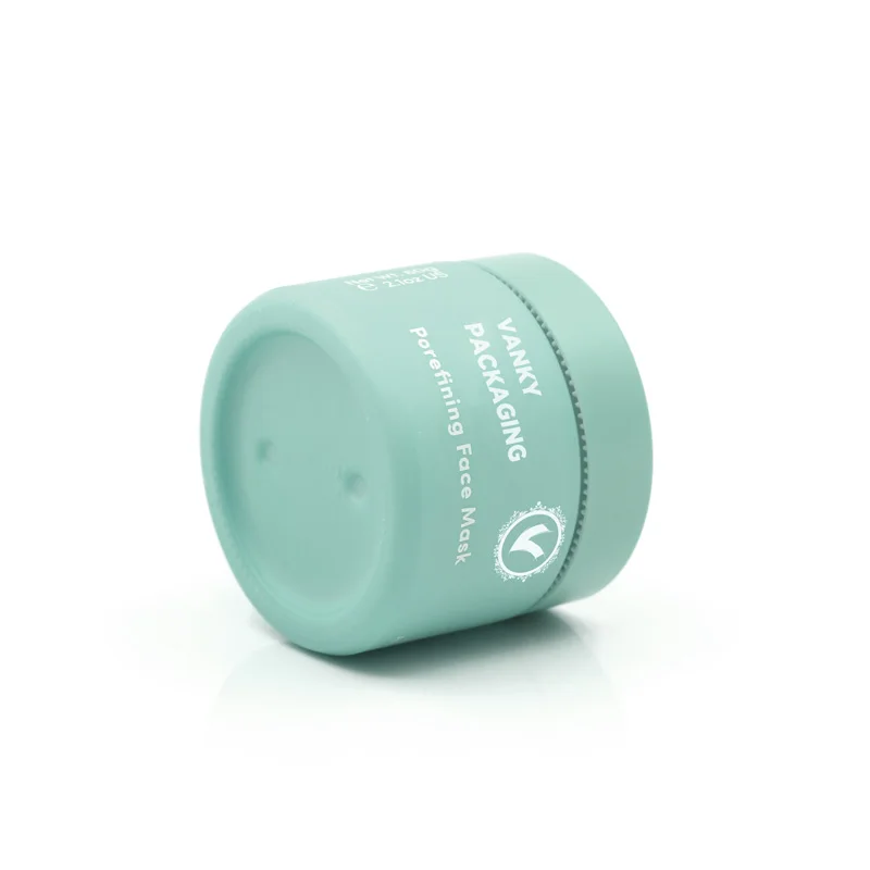 Custom Color 1oz 1.7oz Porcelain White Cosmetic Glass Jars With Cap