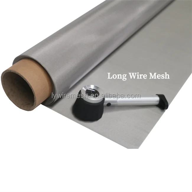 N4 N6 braided nickel filter mesh electromagnetic screen electrolytic cell cathodic oxidation screen 400 300 200 100 mesh
