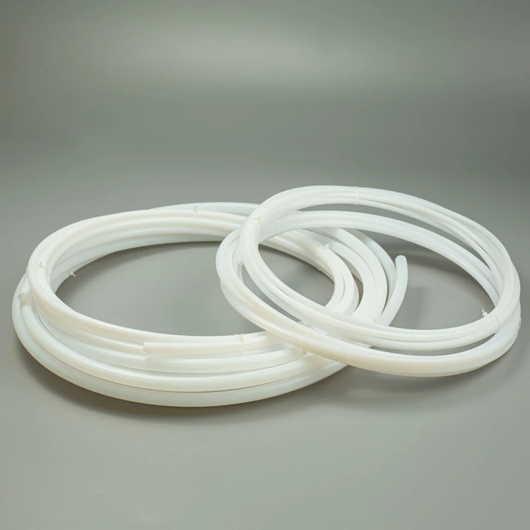 Whoessale Virgin PTFE Tube High Temperature Rigid Plastic Tube 1mm 2mm 3mm Inside Hose PTFE Tube