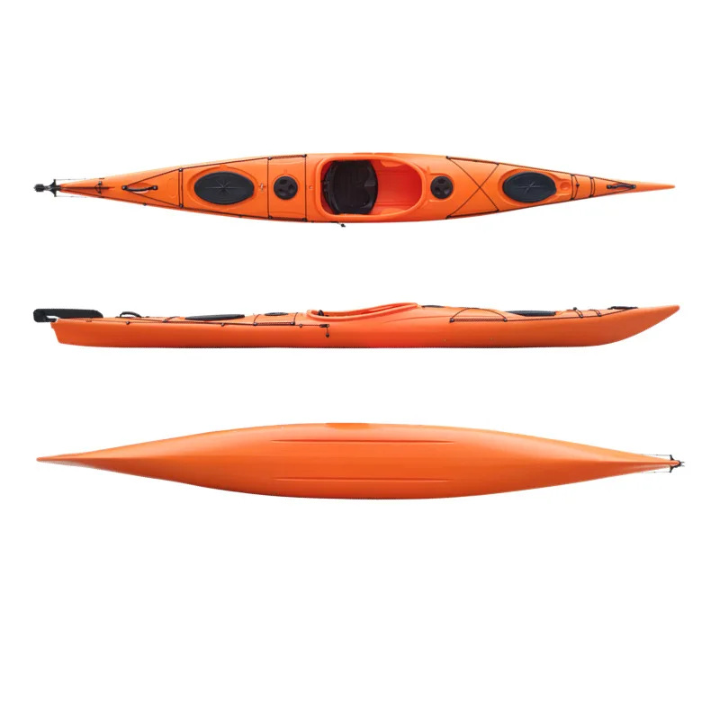 Plastic Canoe Rotomolding Kayak Single Ocean Boat Factory Outlet canoe/kayak