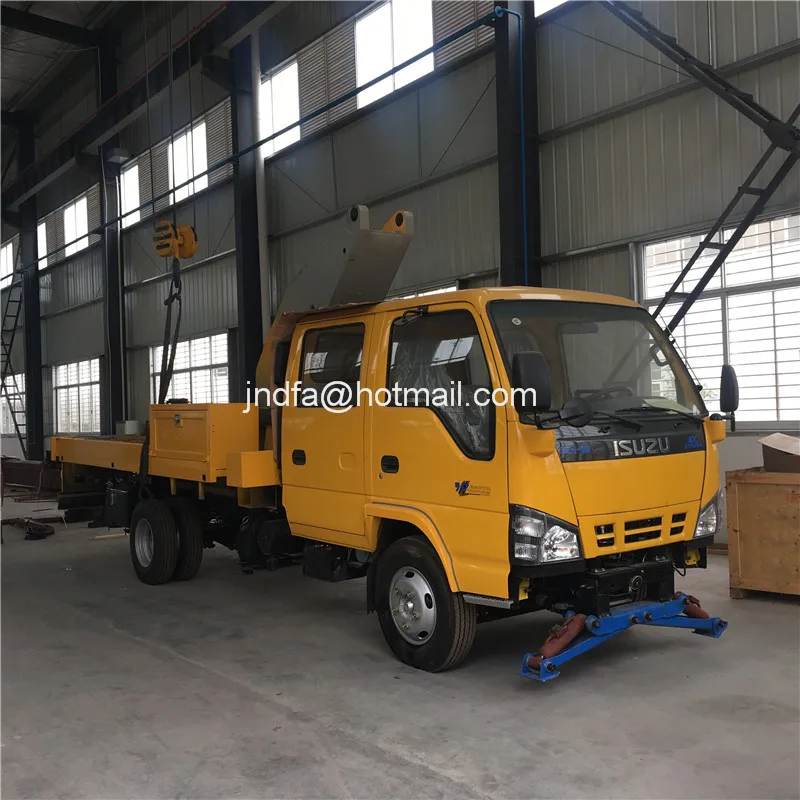 Quickly production 20m straight arm platform lift hand truck for sale