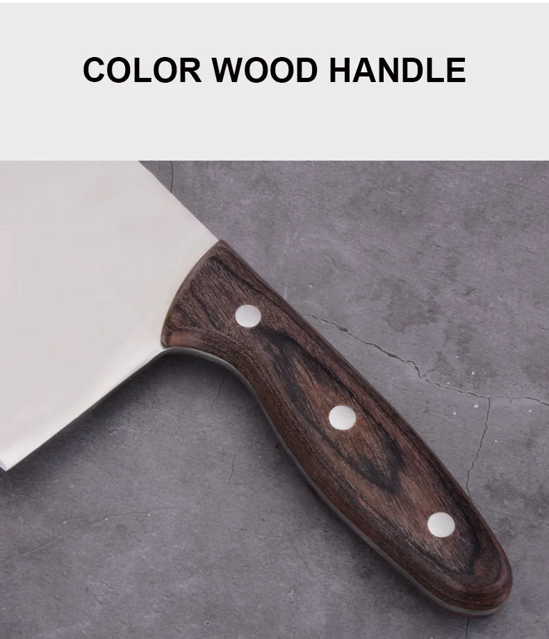 New Design Household Meat Knife Kitchen Stainless Steel Chopper Knife