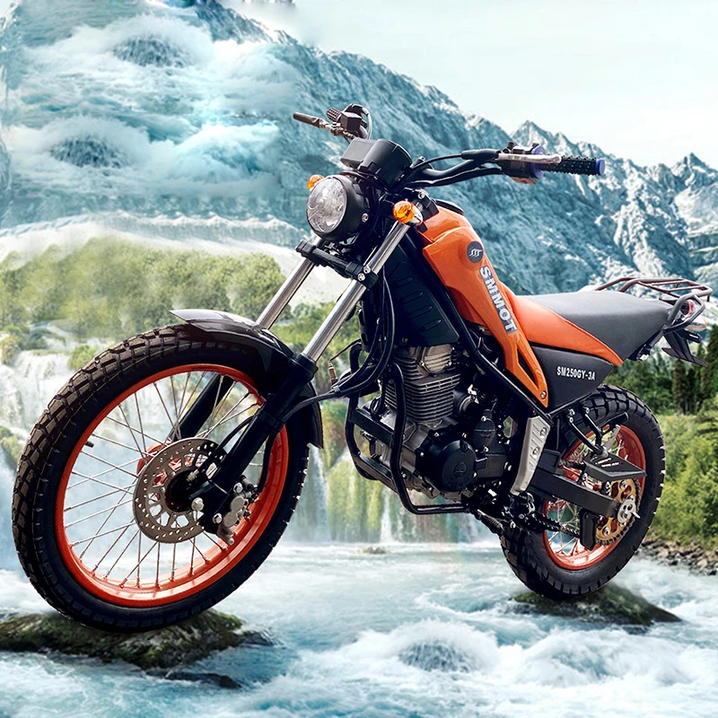 Двигатель Loncin на бензине 250 куб. См внедорожный мотоцикл велосипед-внедорожник лидер продаж уличные дорожные другие мотоциклы для