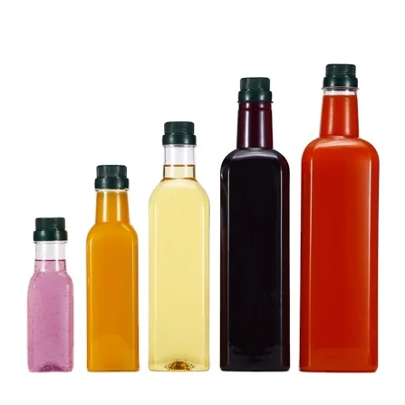 Camellia Oil Bottle Pet Plastic Olive Oil Bottle For Filling Oil Pot