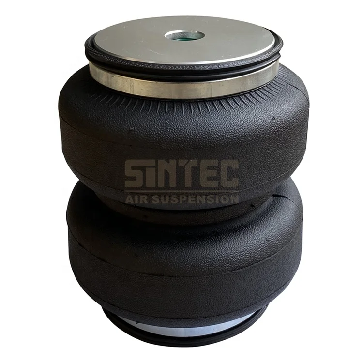 2S5813P02 Center Hole Diameter 20MM Universal Double Convoluted Rubber Air Lift 5813 Ride Suspension Bellow Bag Spring