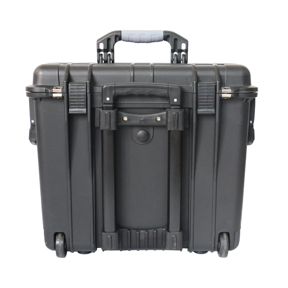 Waterproof Plastic Storage Hard Case with Wheels for Vinyl Records