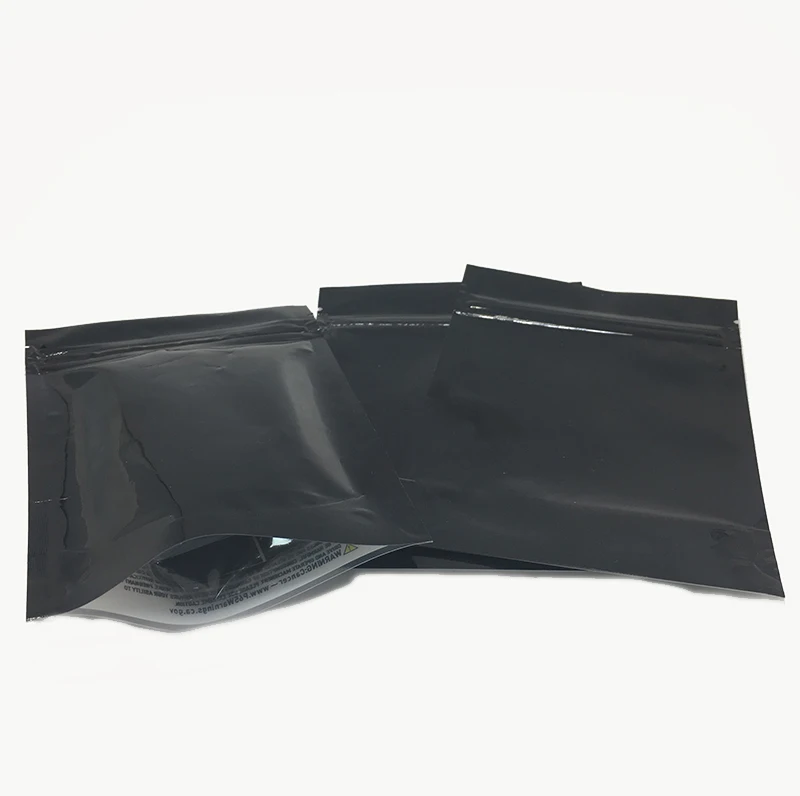 
Childproof Standup Pouch Food Storage Paper Box Plastic Aluminium Zipper Smell Proof Silver Mylar Bags 