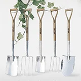 garden digging spade shovel with wood handle