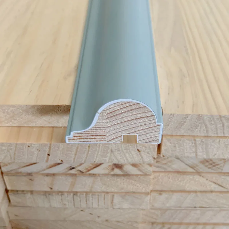 Белая грунтованная сосновая формовка Shiplap Fj настенная отделка декоративная линия обуви деревянная белая четверть круга