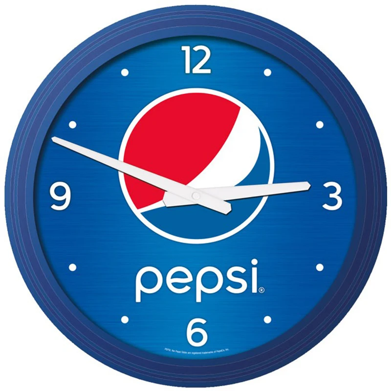 round quartz Wall Clocks Luxury  logo Wall Clock Home Decoration