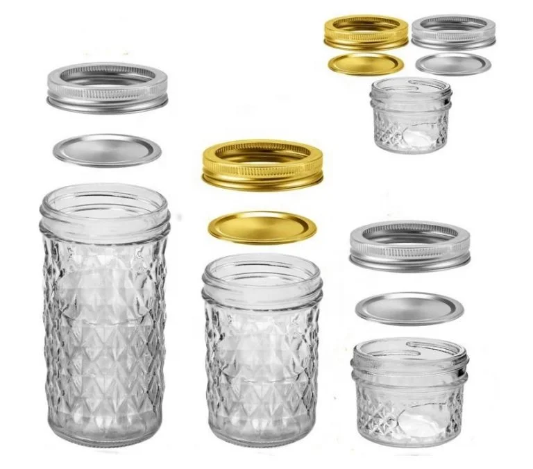 manufacturers wholesale custom Amazon HOT Selling  mason jar wide mouth