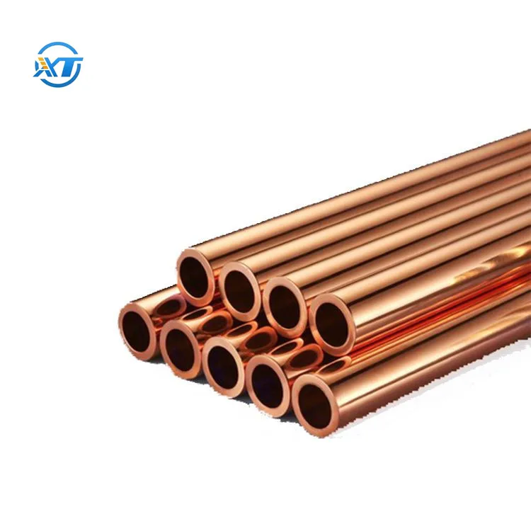 C11000 copper tube TP2 copper aluminum welding coil copper heat pipe