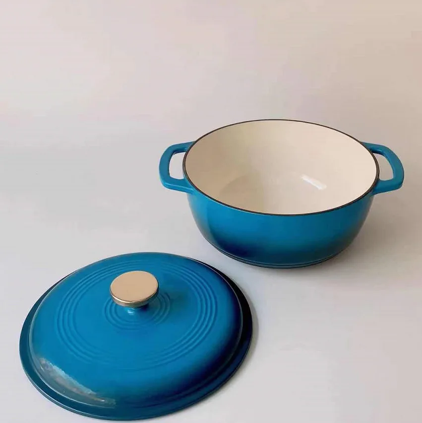Enameled Cast Iron Dutch Oven Cooking Hot Pots To Keep Food Warm Enameled Dutch Ovens with lid