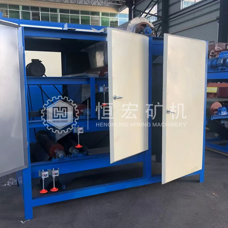 High Intensity Dry Separator Roller Magnet Machine Manganese Ore Refining Equipment