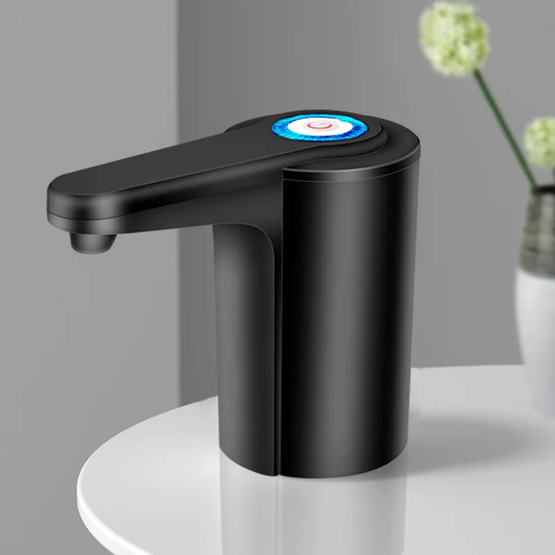 Перезаряжаемая бутылка для питья Usb 5 галлонов электрическая настольная мини-помпа автоматический портативный диспенсер воды со светодиодной подсветкой