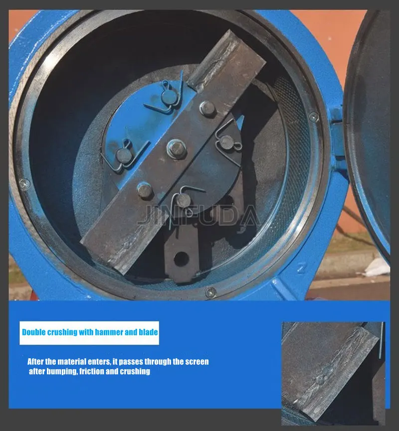 Multi-function  dry grinder for small grains Commercial powder grinding machine feed processing machine