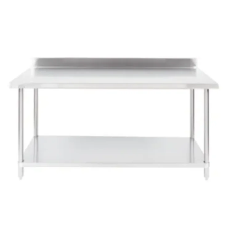 2024Catering Equipment Kitchen Strong Structure Stainless Steel Kitchen Worktable