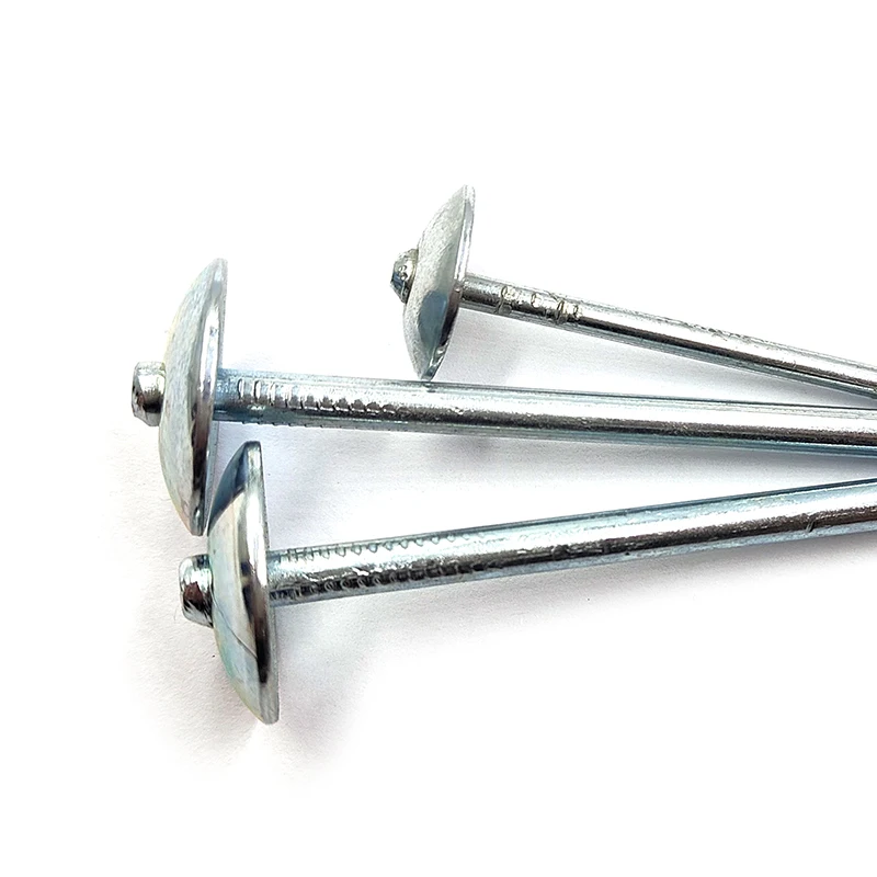 Galvanized Concrete nail roofing nails with umbrella head for steel sheet