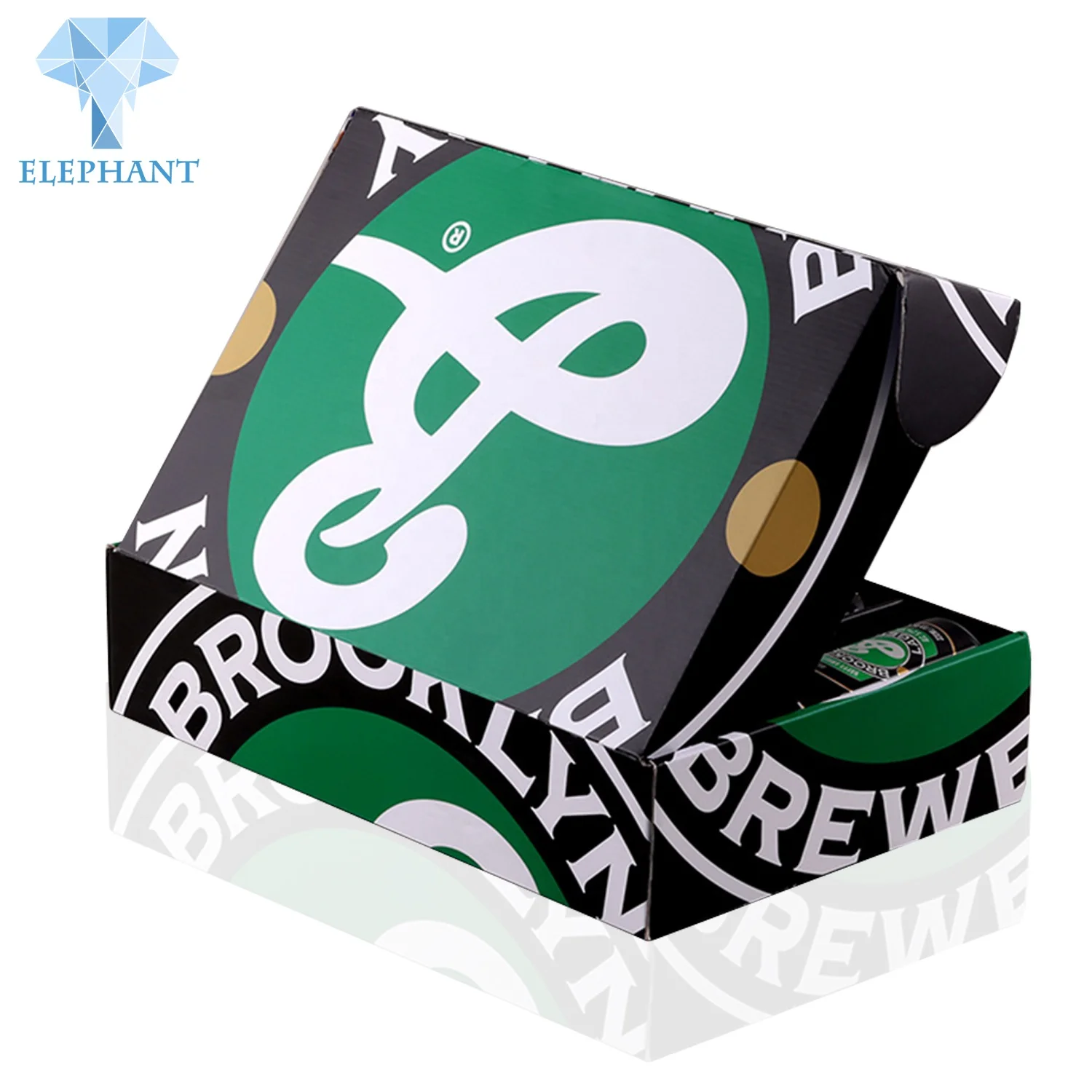 China Factory Wholesale Best Price Good Quality Corrugated Wine Drink Beer Packaging Box