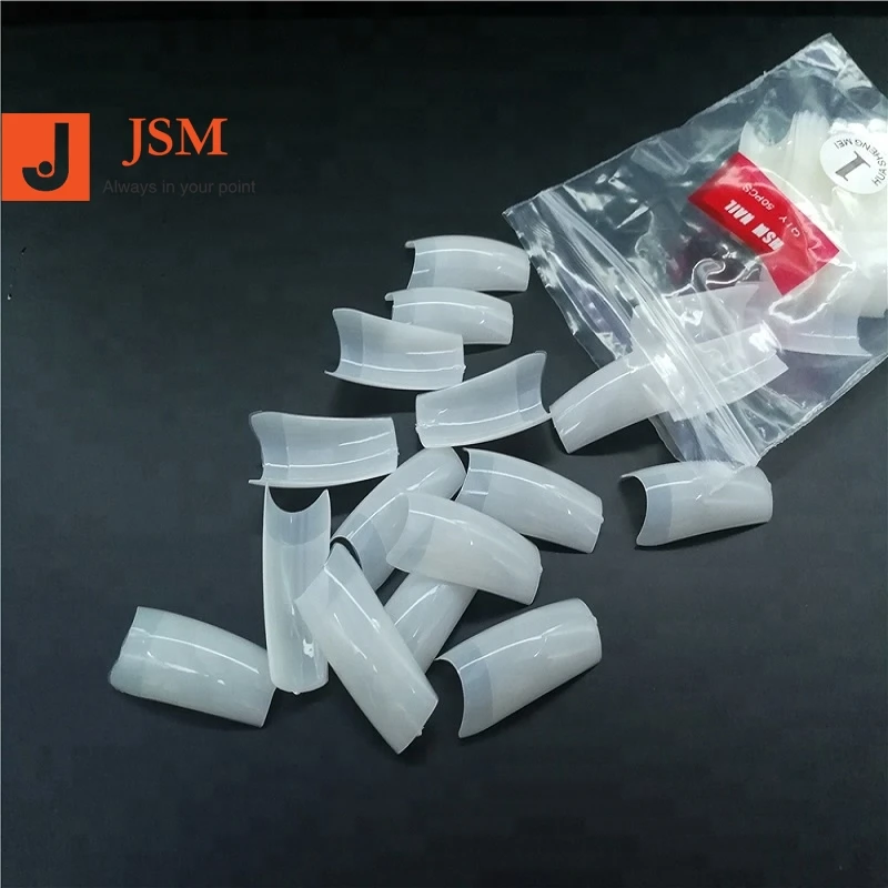 500 шт. естественный цвет французский стиль акриловый УФ-гель Ложные для Неил арта украшения для кончиков ногтей