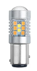 Dual Color 1157 BAY15D P21/5W Led T20 7443 W21/5W Led Bulb T25 3157 P27/7W Car DRL Turn Signal Lamp Auto Lights Bulb 12V