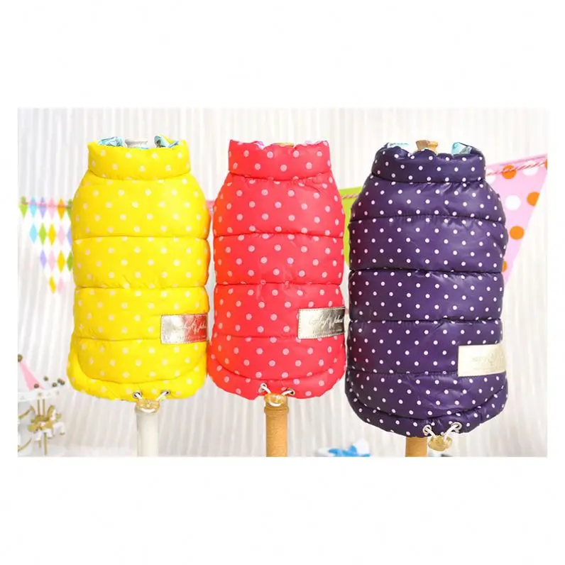 
pet clothes Winter Warm Clothes small Dogs Cotton Outfits Pet Products 