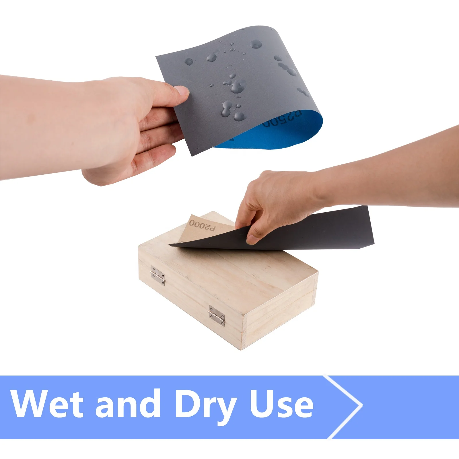 SUGETOOLS wholesale price 70pcs mirka hook and loop car headlight sand paper sheet for wood 120 to 3000 grit