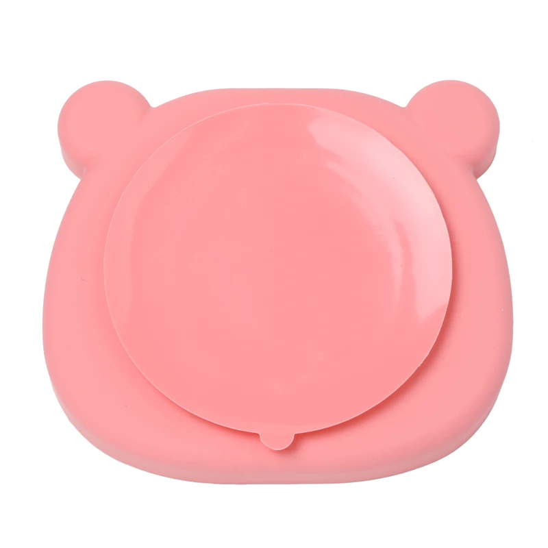 Bpa Free Baby Silicone Placemat Feeding Set Children Divided Table Plate Dinner Suction Plates Set for Baby