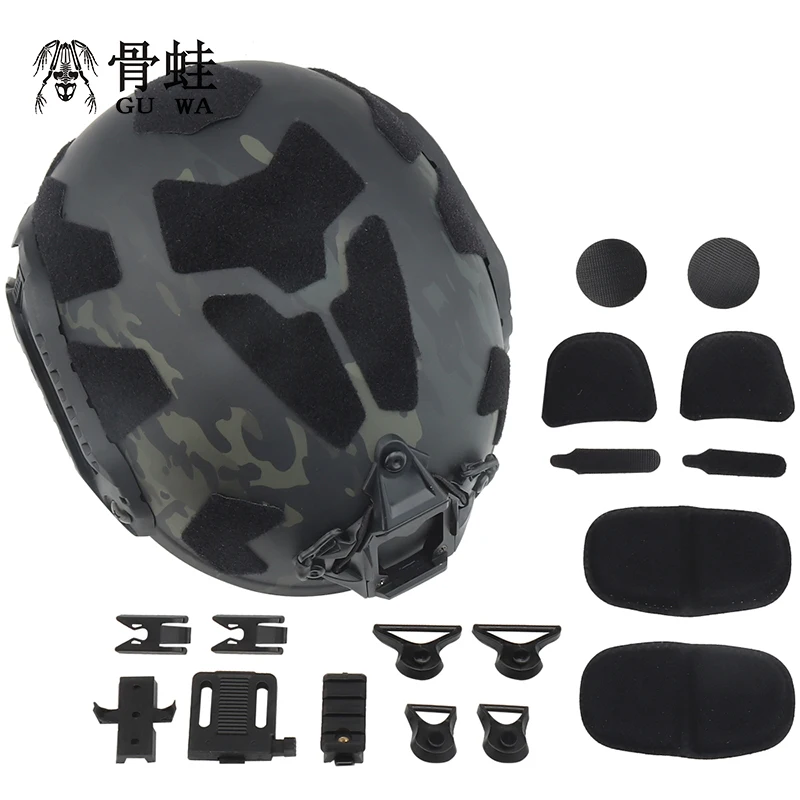 FAST MH полная защита издание без отверстия камуфляжная версия Американский Тактический шлем поле CS на открытом воздухе велосипедного оборудования