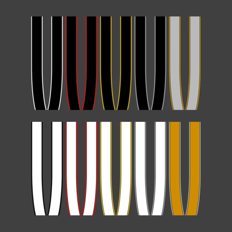 RTS Car Engine Hood Bonnet Sticker Stripes Decals Decor For Mini Cooper S JCW R55 R56 R60 R61 F54 F55 F56 F60 Accessories