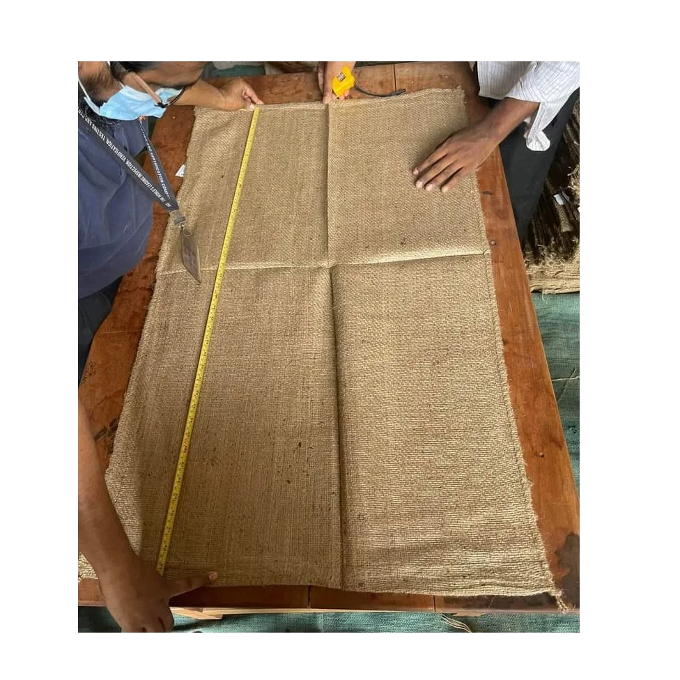 Customized Logo Hessian Jute Bag Jute Burlap Potato Rice Bags Jute Sack For Food Packing Export From Bangladesh