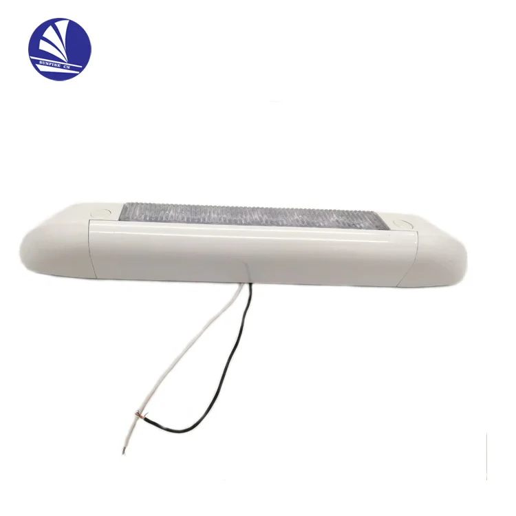 12V LED RV Awning Porch Light IP67 Waterproof 6000K 1.6W 6LED Light Bar for Caravan Boat Exterior Camping Lamp