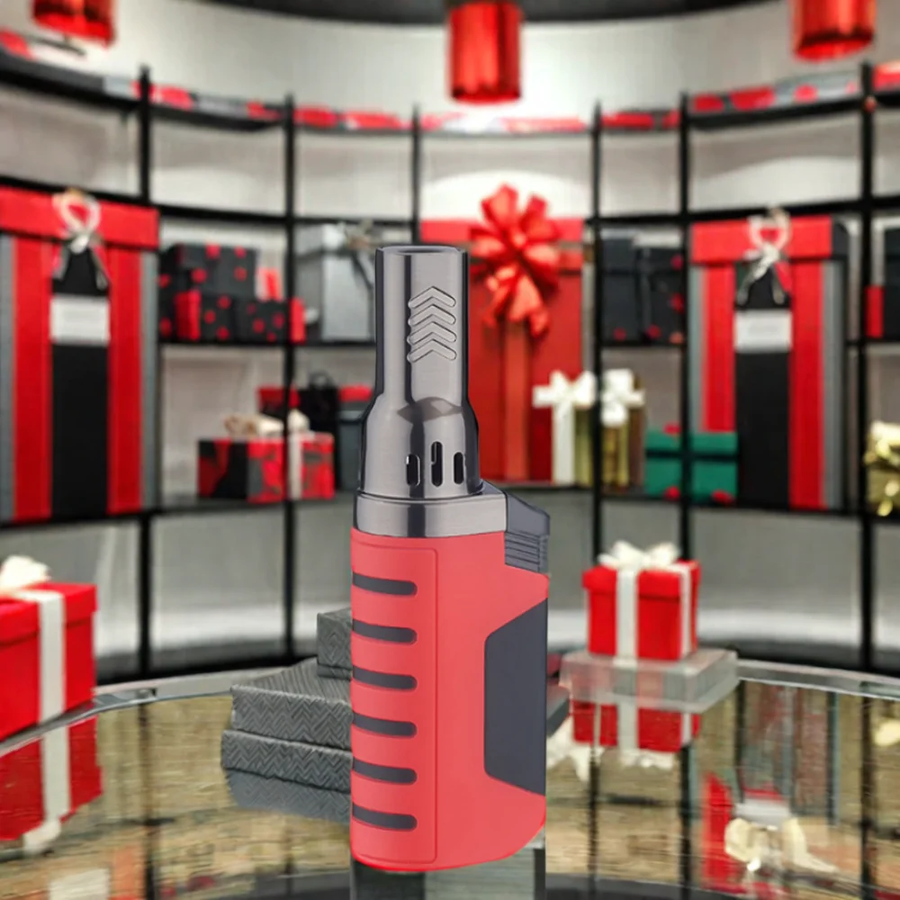 BS-107 Portable Smoking Torch Business Gift butane gas cigar cigarette jet flame lighter