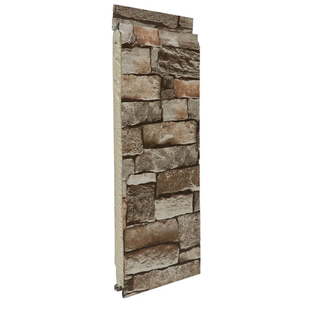 16mm Lightweight Exterior Wall Cladding Sandwich Panel Pu Polyurethane Foam Thermal Insulation Metal Siding