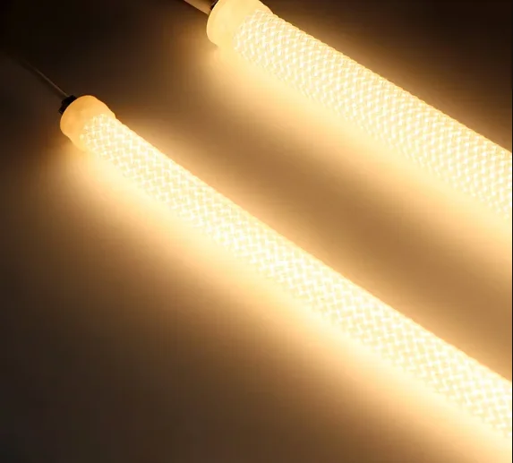 Трубка Водонепроницаемая IP65 круглая светодиодная неоновая гибкая лента Кремниевая 15 мм 22 мм диаметр 80 пикселей неоновая светодиодная Ic1903 неоновая подсветка домашние инструменты