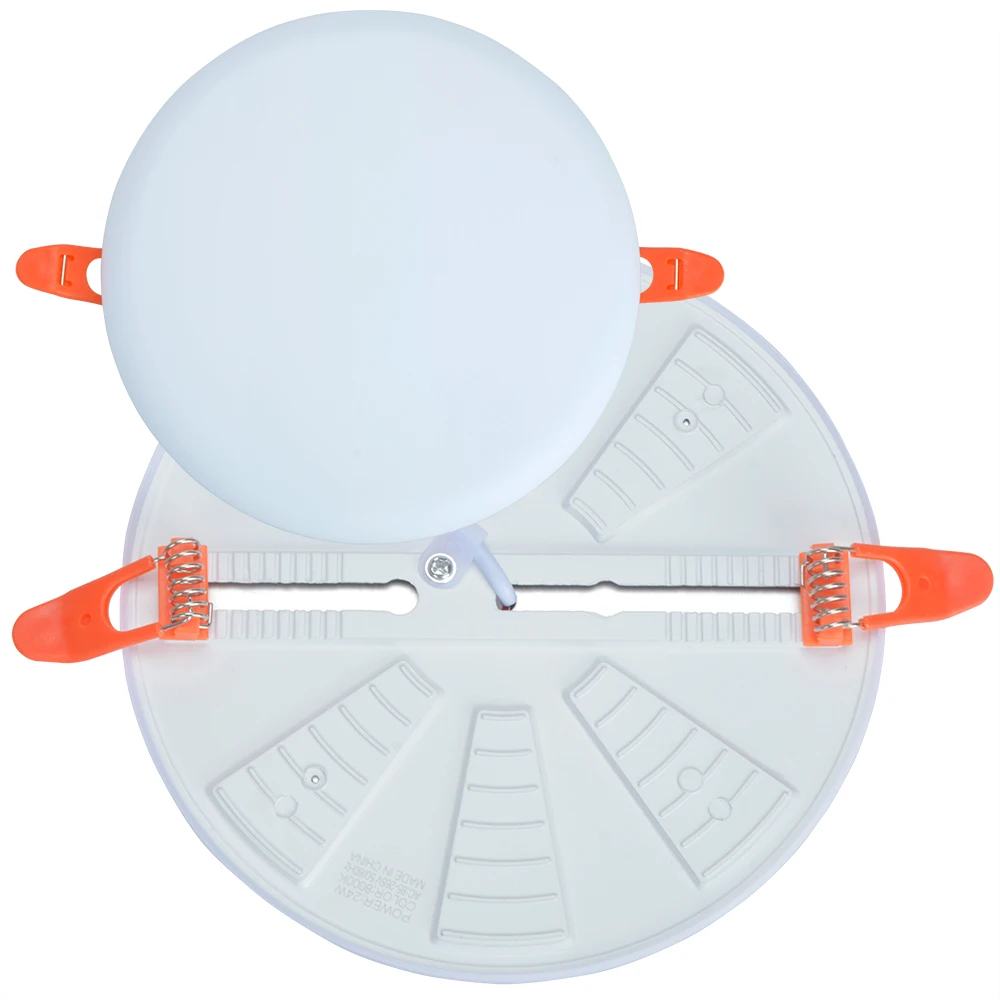 2024 new products adjustable frameless panel lights led lights for home Office 10W18W24W36W Indoor downlight led ceiling light