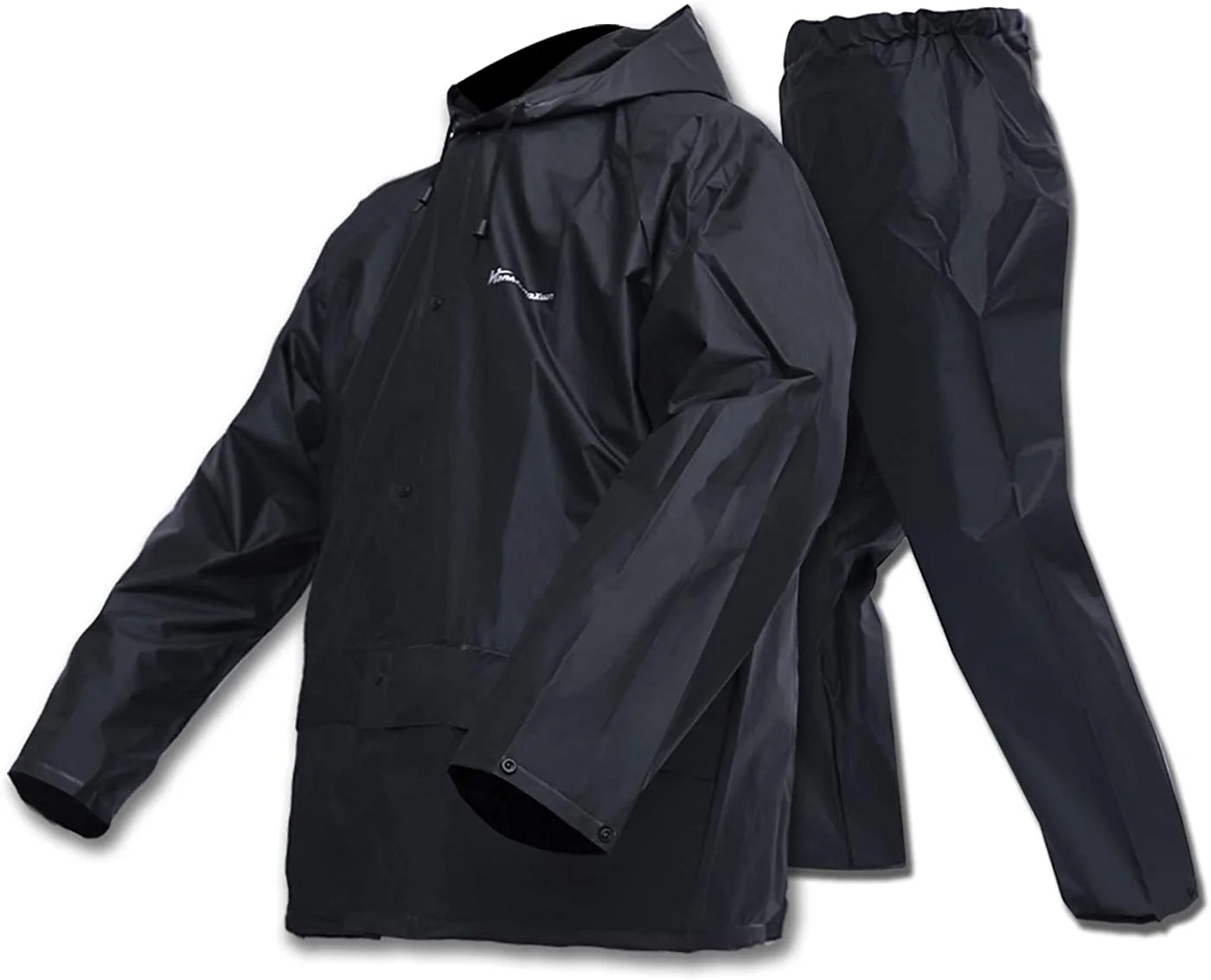 New arrival factory wholesale basic industry waterproof polyester PVC qualified working rainsuit traje de lluvia