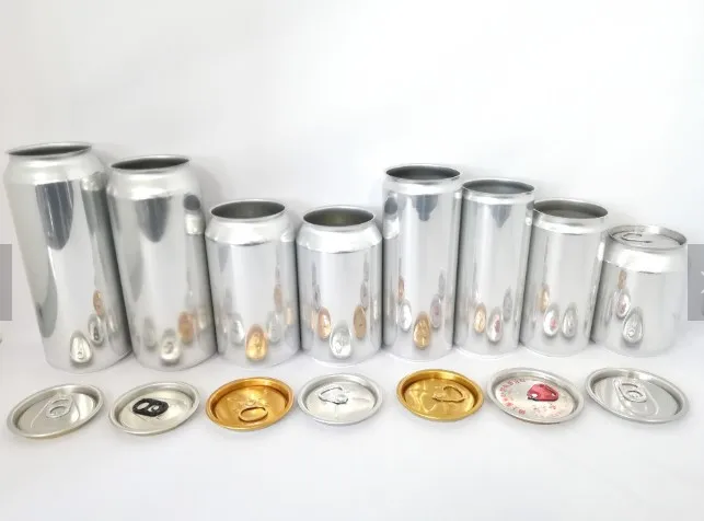 #202 Easy Open Aluminum 330ml Customized Printing Beer Beverage Can with Lids
