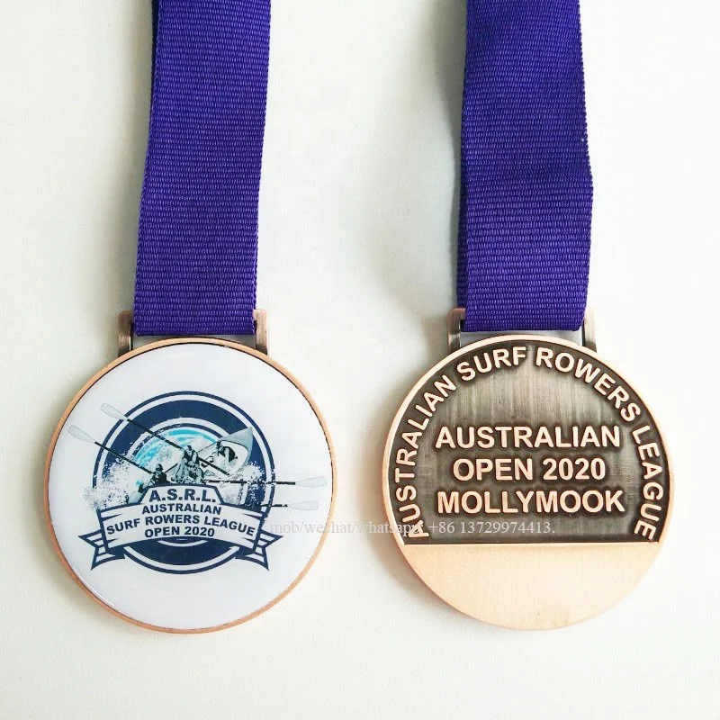 2020 Australian surf rowers honour medal with lanyard